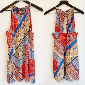 Kut from the Kloth Boho Mosaic Halter dress size 6